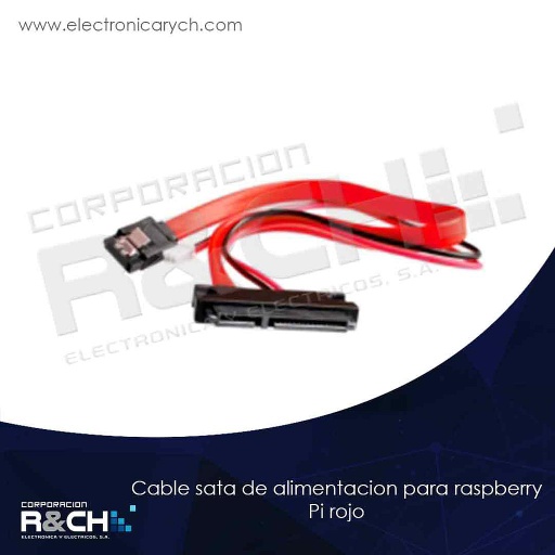 [CB-SATA] CB-SATA cable sata de alimentacion para raspberry Pi rojo