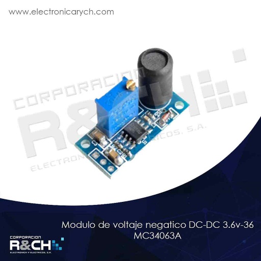 [MD-MC34063A] MD-MC34063A modulo de voltaje negatico DC-DC 3.6v-36 MC34063A