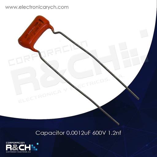 [CC-0.0012U/600] CC-0.0012U/600 capacitor 0.0012uF 600V 1.2nf