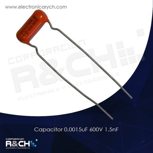 [CC-0.0015U/600] CC-0.0015U/600 capacitor 0.0015uF 600V 1.5nF