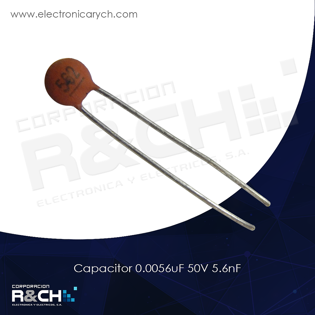 CC-0.0056U/50 capacitor 0.0056uF 50V 5.6nF