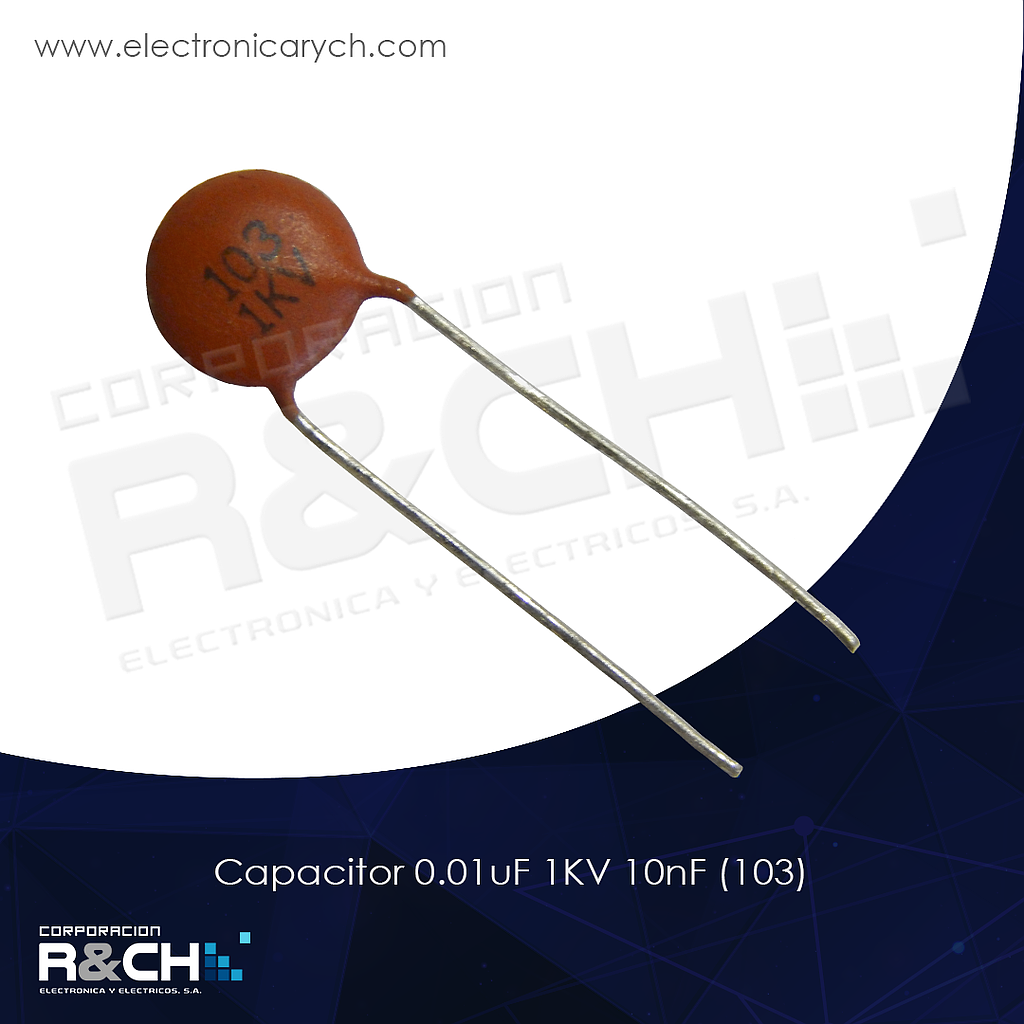 CC-0.01U/1K capacitor 0.01uF 1KV 10nF (103)