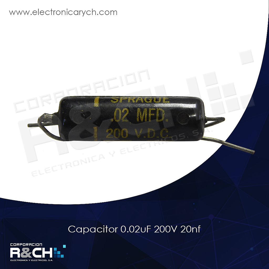 CC-0.02U/200 capacitor 0.02uF 200V 20nf