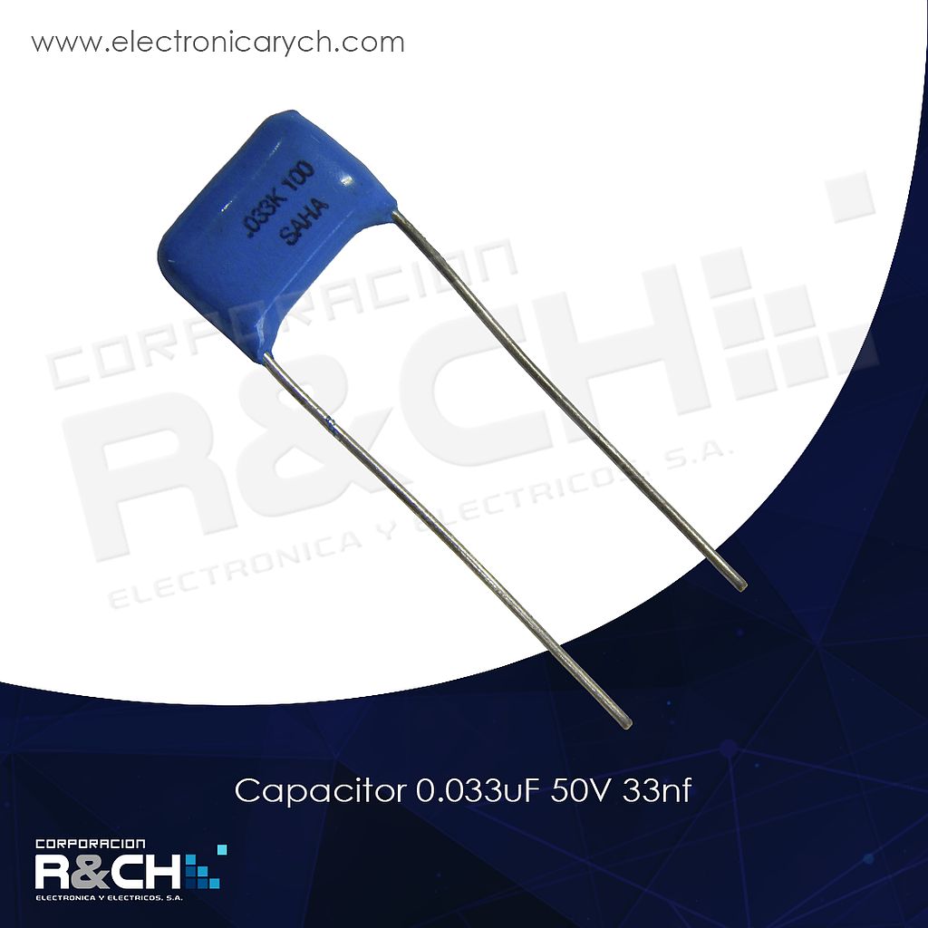 CC-0.033U/50 capacitor 0.033uF 50V 33nf