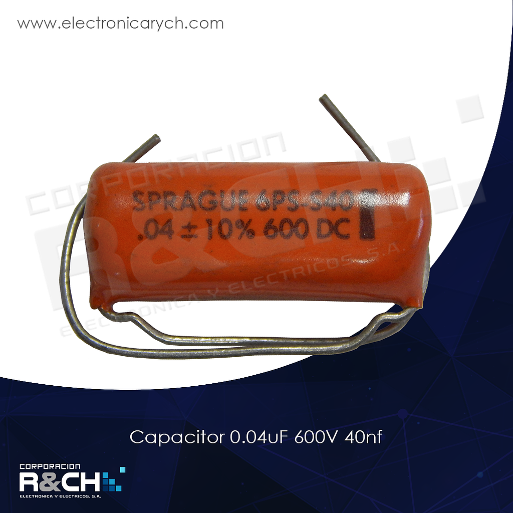 CC-0.04U/600 capacitor 0.04uF 600V 40nf