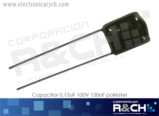 [CP-0.15U/100] CP-0.15U/100 capacitor 0.15uF 100V 150nF poliester