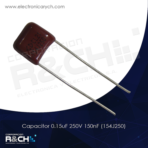 [CP-0.15U/250] CP-0.15U/250 capacitor 0.15uF 250V 150nF(154J250)
