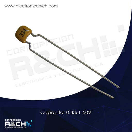 [CC-0.33U/50] CC-0.33U/50 capacitor 0.33uF 50V