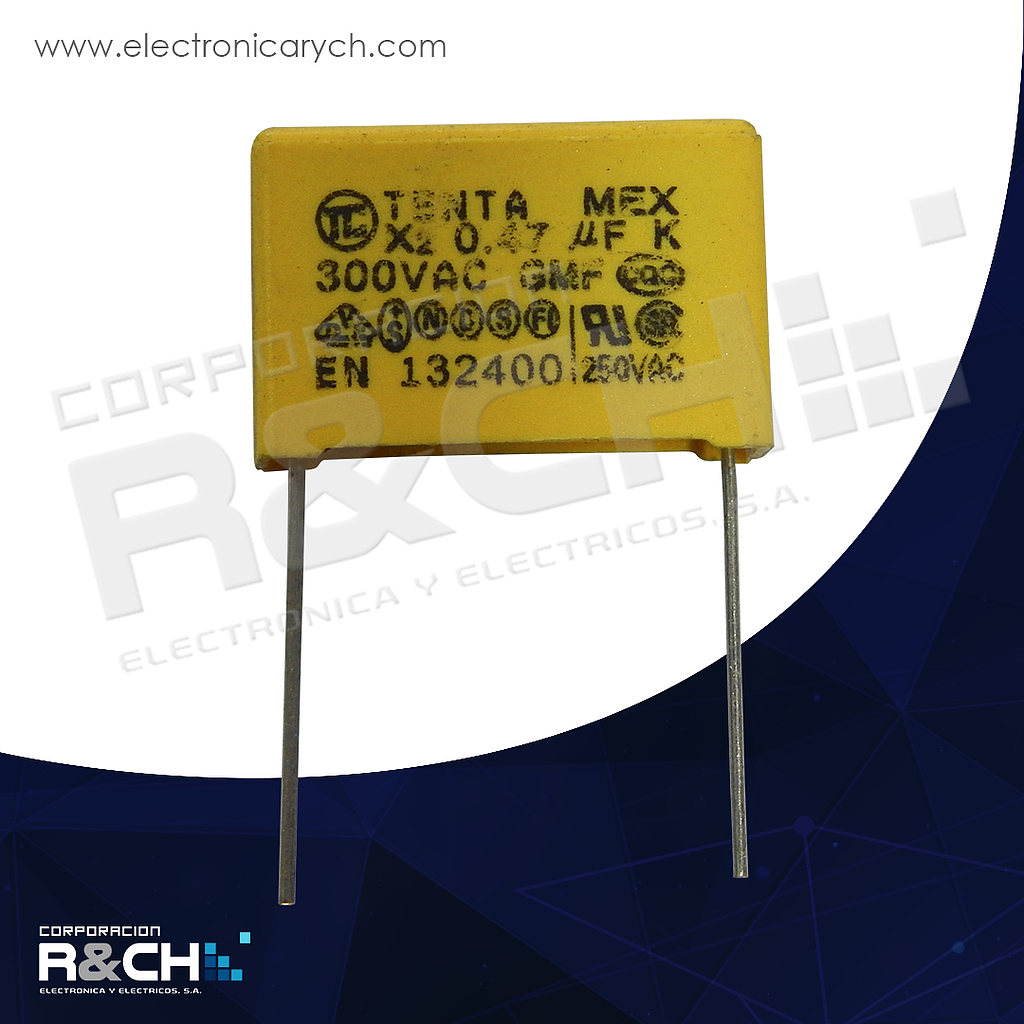 CC-0.47U/250 capacitor 0.47uF 250V AC