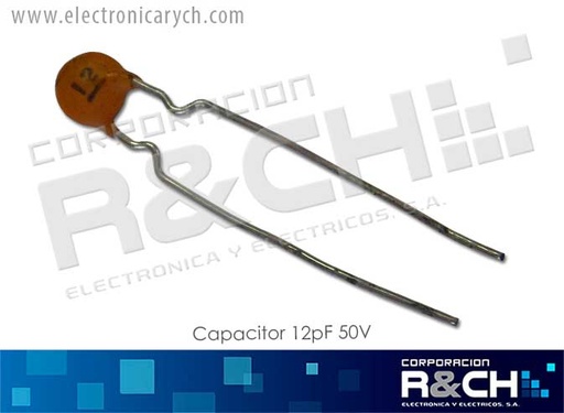 [CC-12P/50] CC-12P/50 capacitor 12pF 50V