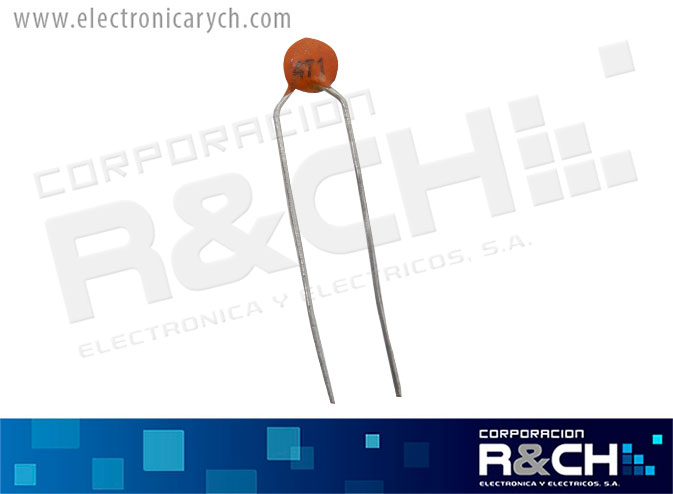 CC-470P/50 capacitor 470pF 50V