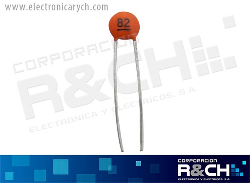 [CC-82P/50] CC-82P/50 capacitor 82pF 50V