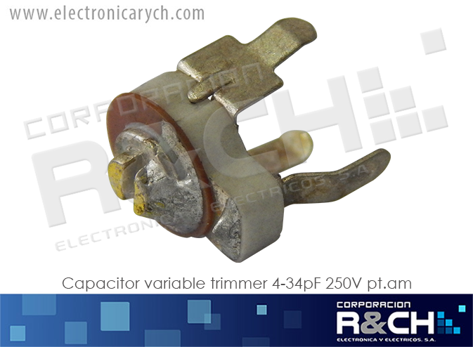 CV-T4-34/250 capacitor variable trimmer 4-34pF 250V pt.am
