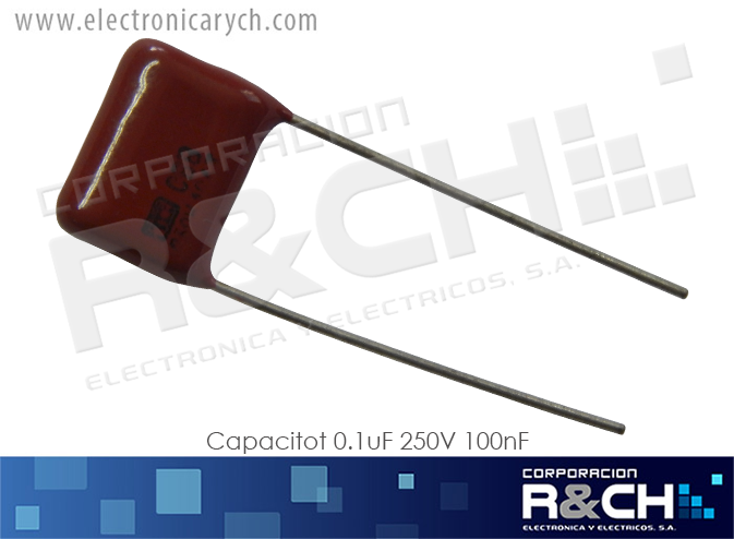 CC-0.1U/250 capacitot 0.1uF 250V 100nF