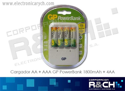 [BT-PB420] BT-PB420 cargador AA+AAA GPPower BAnk 1800mAh +4AA