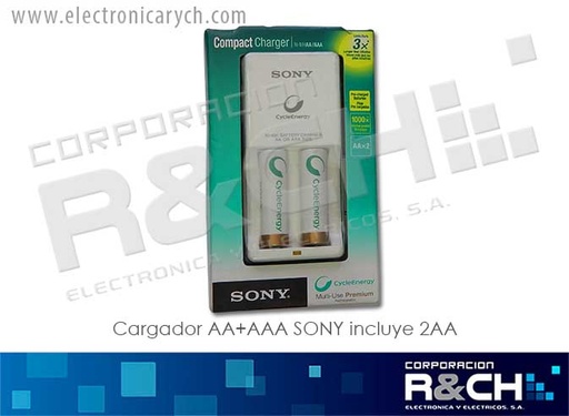 [BT-34HW2KN] BT-34HW2KN cargador AA+AAA SONY incluye 2AA