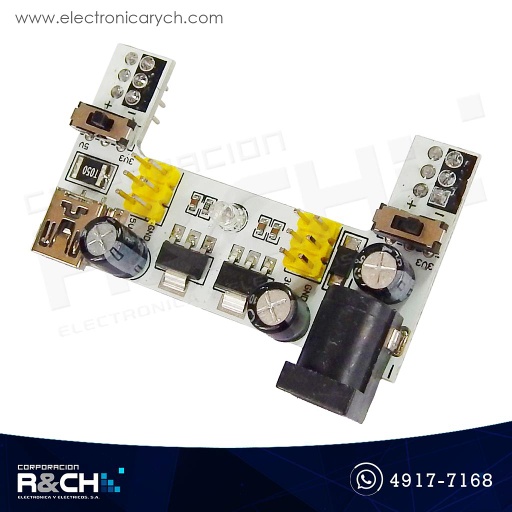 [MD-MB102-3] MD-MB102-3 Módulo fuente regulada para protoboard Vi=5-12V Vo=3.3-5V max 700mA