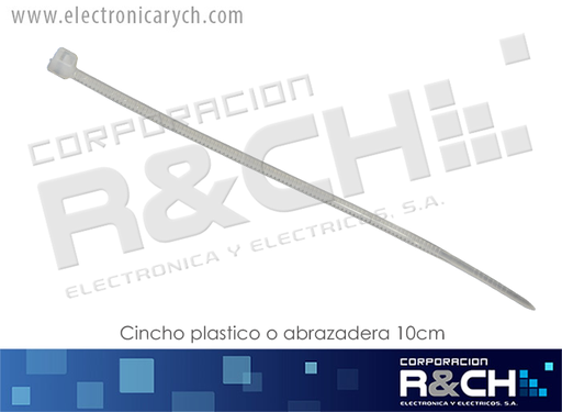 [CP-10C] CP-10C cincho plastico o abrazadera 10cm 4"