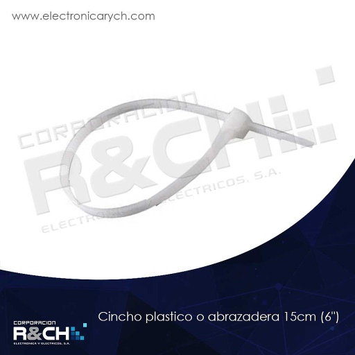 [CP-15C] CP-15C cincho plastico o abrazadera 15cm (6")