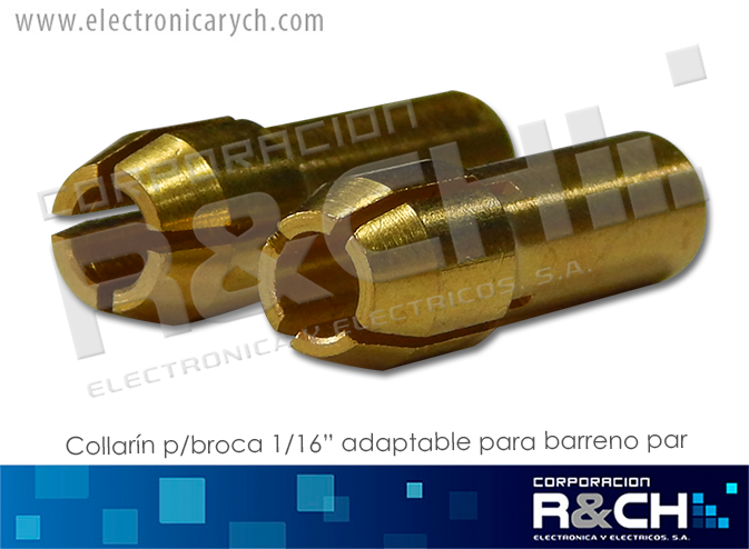 BC-3032 collarin p/broca 1/8&quot; adaptable para barreno unidad