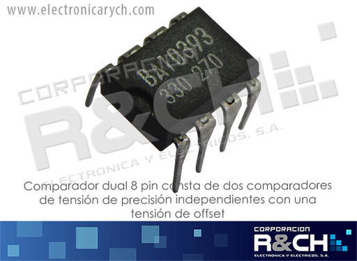 [NTE943M] NTE943M Comparador Dual 8 Pin LM393