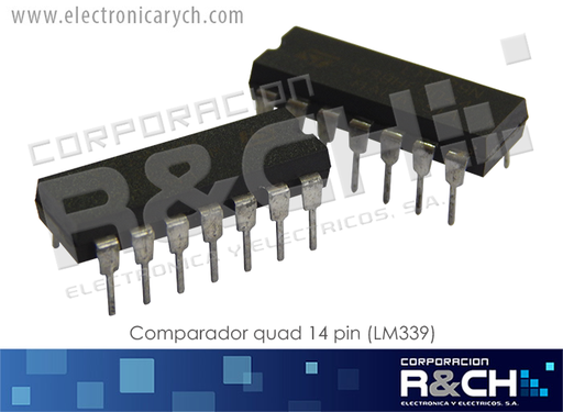 [NTE834] NTE834 comparador quad 14 pin (LM339)
