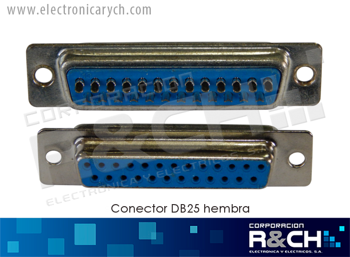 CN-DB25F conector DB25 hembra