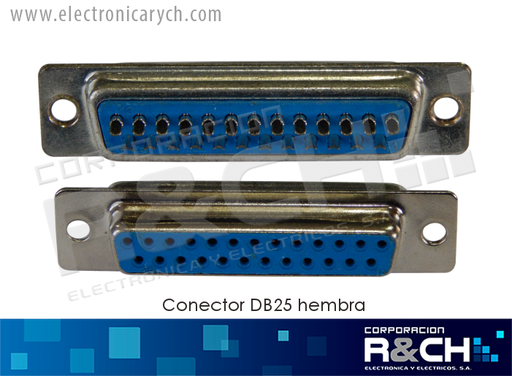 [CN-DB25F] CN-DB25F conector DB25 hembra