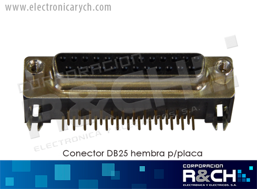 [CN-DB25FP] CN-DB25FP conector DB25 hembra p/placa