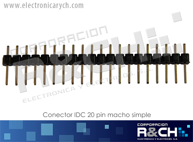 CN-IDC20MS conector IDC 20 pin macho simple