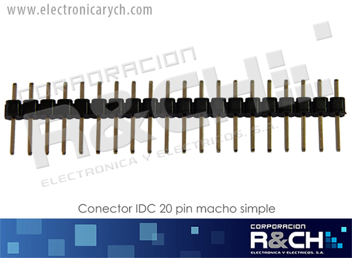 [CN-IDC20MS] CN-IDC20MS conector IDC 20 pin macho simple