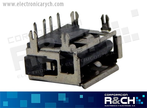 [CN-100H] CN-100H conector USB tipo A hembra horizontal