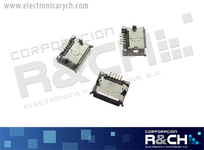 CN-0761 conector micro USB 5-pin hembra SMD