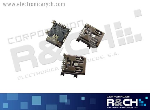 [CN-761] CN-761 conector mini USB 5 pin hembra SMD