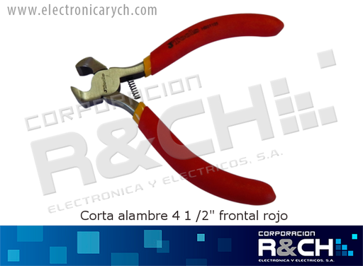 [59-140] 59-140 corta alambre 4 1 /2" frontal rojo