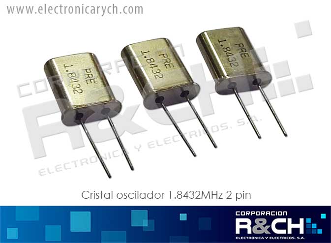CR-1.8432M/2 cristal oscilador 1.8432MHz 2 pin