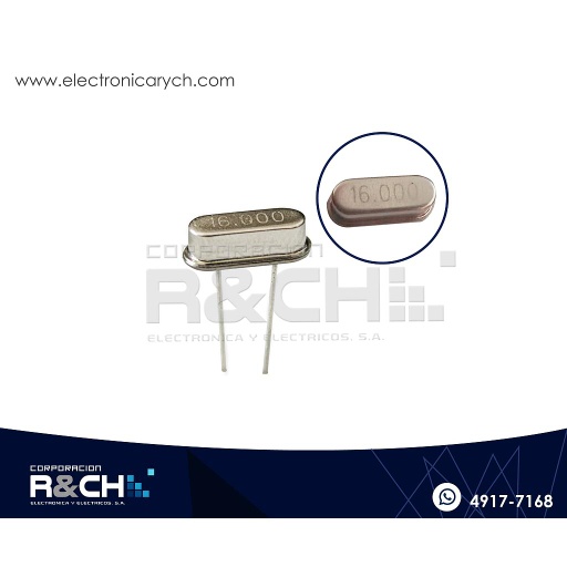 [CR-16M/2] CR-16M/2 cristal oscilador 16Mhz