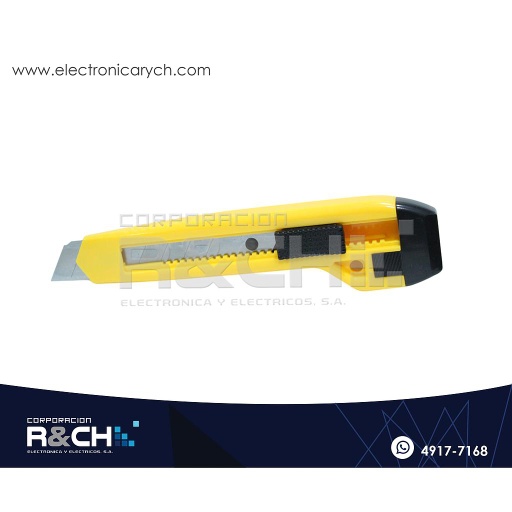 [22405] 22405 Cuchilla Amarilla Plastica 18mm