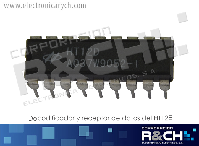 HT12D decodificador y receptor de datos del HT12D