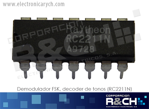 [XR2211] XR2211 Demodulador FSK Decoder de Tonos (RC2211N)