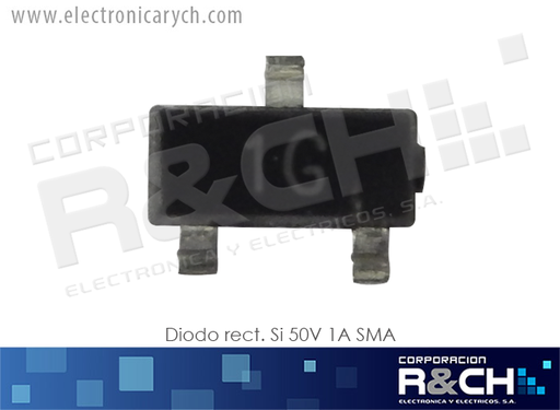 [NTE116S] NTE116S diodo rect. Si 50V 1A SMA (M1)