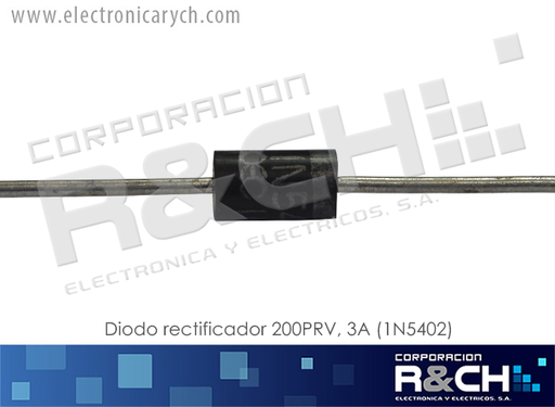 [NTE5802] NTE5802 diodo rect. Si, 200PRV, 3A (1N5402)