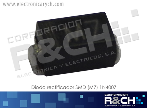 [NTE125M7] NTE125M7 diodo rectificador SMD (M7) 1N4007