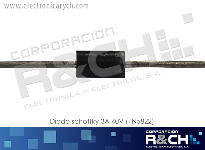 NTE586 diodo schottky 3A 40V (1N5822)