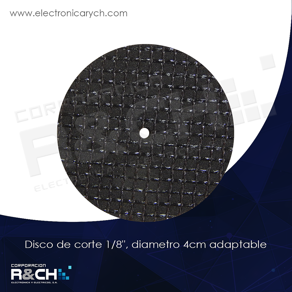 BC-D118 disco de corte 1/8&quot;, diametro 4cm adaptable compatible con mandril BC-M118
