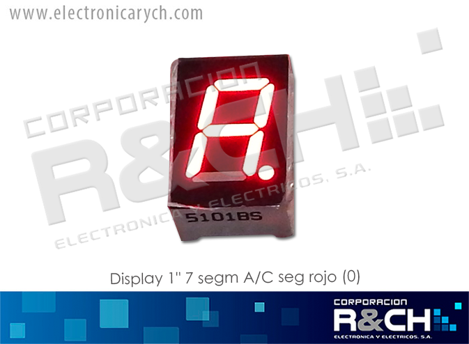 DP-17AC display 0.56&quot;  segm A/C seg rojo (0)