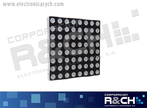 [DP-MMS288] DP-MMS288 display matriz de LEDs 60x60mm 8x8 rojo anodo catodo