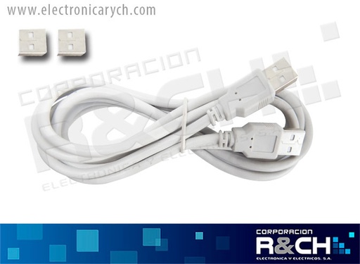 [EX-008] EX-008 extension USB A macho A macho 6 pies M-257