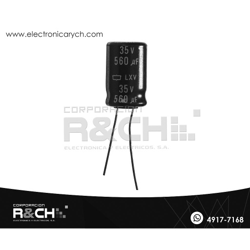 [FE-560U/35] FE-560U/35 filtro elec. 560uF 35V