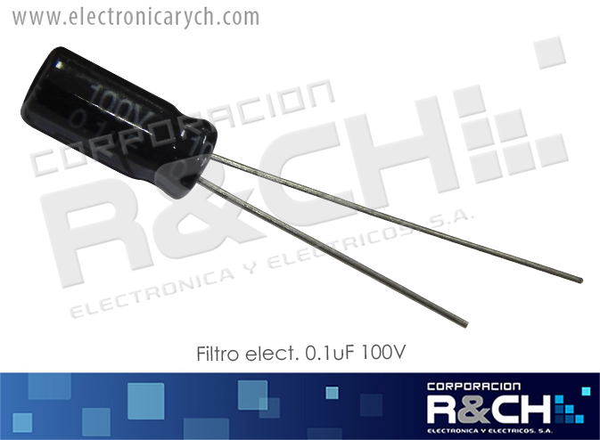 FE-0.1U/100 filtro elect. 0.1uF 100V